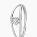 Bague Farrah Argent Blanc Diamant Synthétique - Solitaires Femme | Marc Orian
