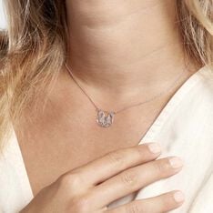 Collier Romy Origami Argent Blanc - Colliers Femme | Marc Orian