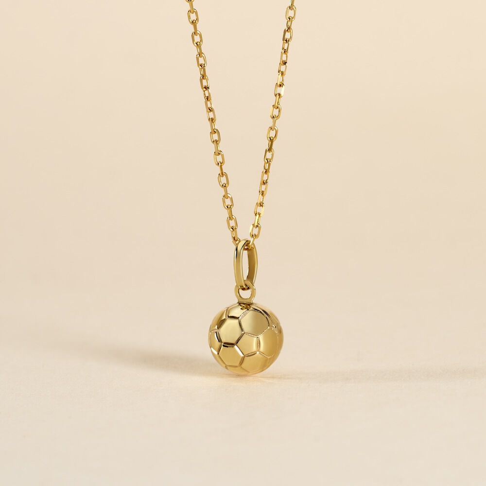 Pendentif Germina Sport Foot Or Jaune - Pendentifs Homme | Marc Orian