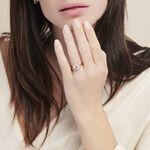 Bague Solitaire Plaqu&eacute; Or Jaune Melva Oxyde De Zirconium - Bijoux fantaisie Femme | Marc Orian