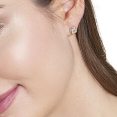 Boucles D'oreilles Puces Maryanna Or Jaune Diamant - Clous d'oreilles Femme | Marc Orian