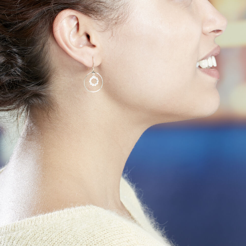 Boucles D'oreilles Pendantes Alisee Or Jaune - Pendantes Femme | Marc Orian
