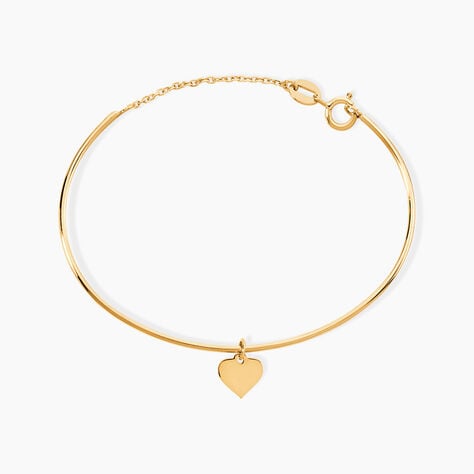 Bracelet Jonc Ida Coeur Or Jaune - Bracelets joncs Enfant | Marc Orian