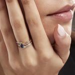 Bague Or Jaune Carissa Saphir Diamants - Solitaires Femme | Marc Orian