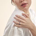 Bague Emilie Or Blanc Diamant - Bagues pierres pr&eacute;cieuses Femme | Marc Orian