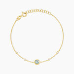 Bracelet Poem Argent Jaune Topaze Oxyde De Zirconium - Bracelets fantaisie Femme | Marc Orian