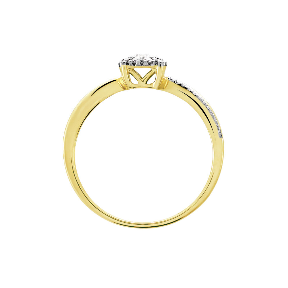 Bague Elfreda Or Jaune Diamant - Solitaires Femme | Marc Orian