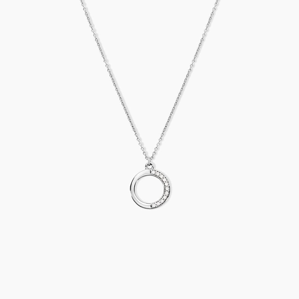 Collier Kleya Argent Blanc Oxyde De Zirconium - Colliers avec pierres Femme | Marc Orian