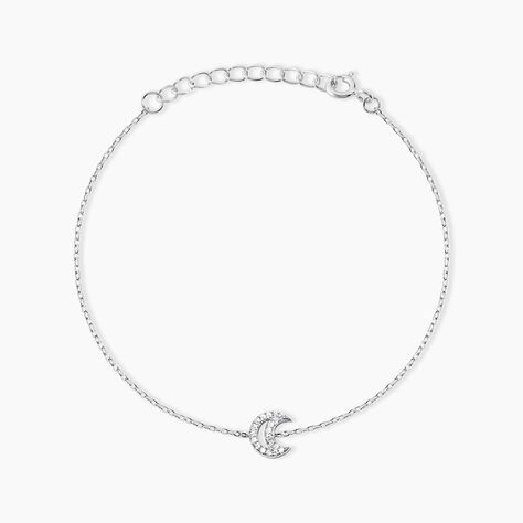 Bracelet Philine Argent Blanc Oxyde De Zirconium - Bracelets fantaisie Femme | Marc Orian