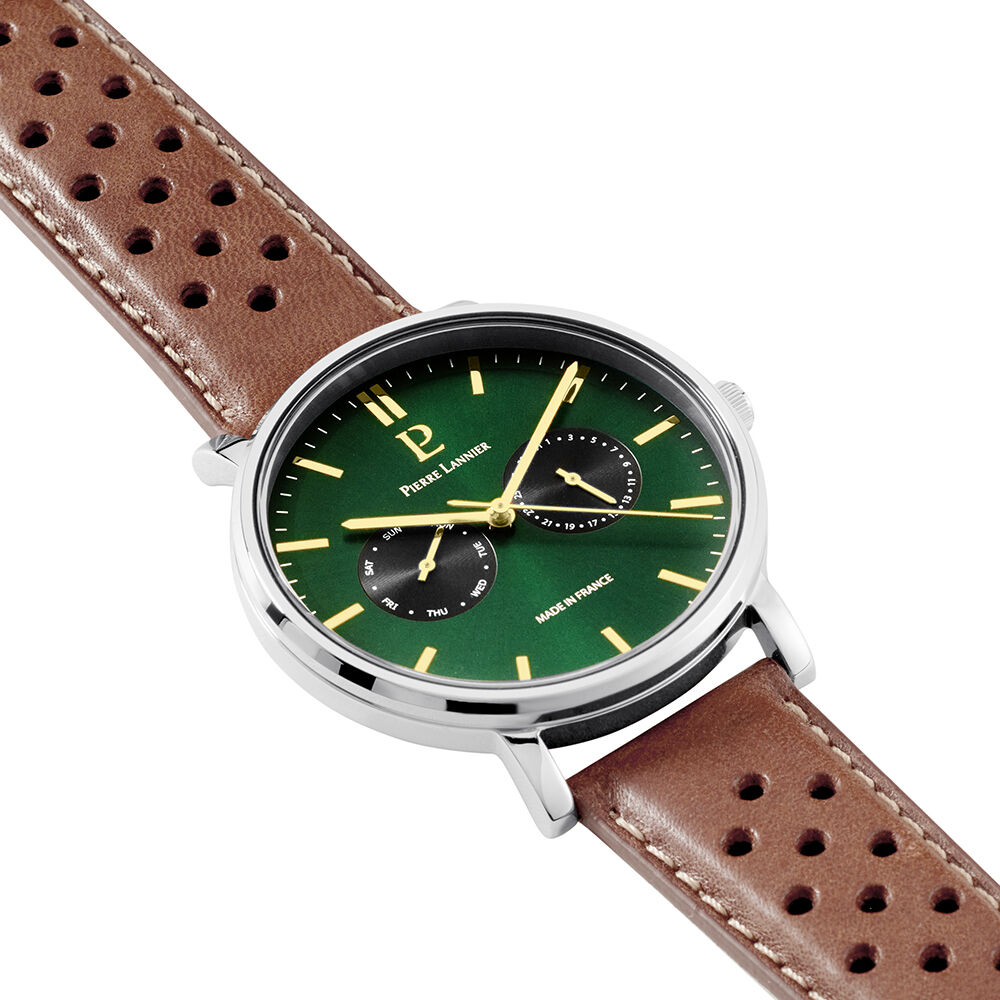 Montre Pierre Lannier Essential Vert - Montres &eacute;tanches Homme | Marc Orian