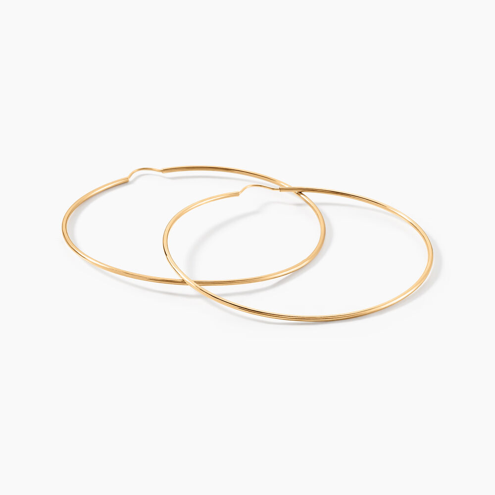 Cr&eacute;oles Dominae Or Jaune - Grosses cr&eacute;oles Femme | Marc Orian