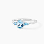 Solitaire Accompagne Argent Rainbow Oxyde De Zirconium - Bijoux fantaisie Femme | Marc Orian
