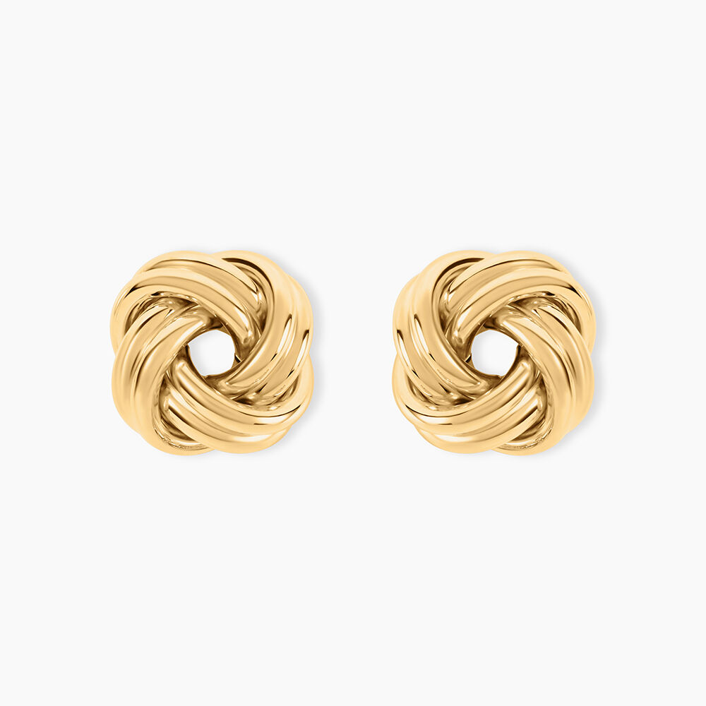 Boucles D'Oreilles Puces Gawain Or Jaune - Puces Femme | Marc Orian