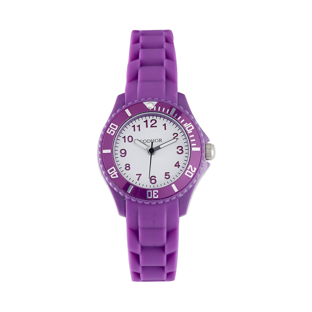Montre Codhor Kid Plastique Blanc - Montres étanches Enfant | Marc Orian