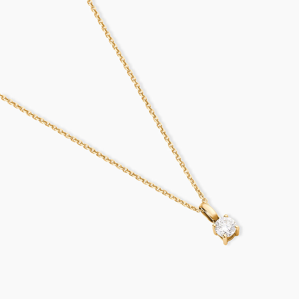 Pendentif Aphrodite Or Jaune Diamant - Parures de mariage Femme | Marc Orian