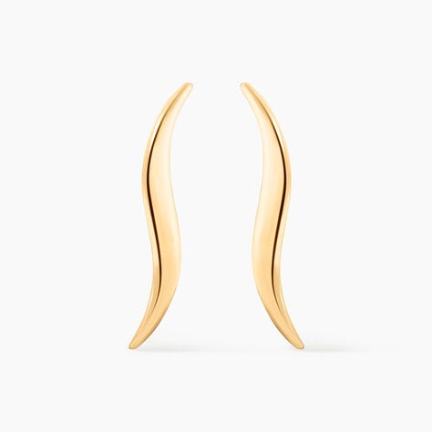 Boucles D'oreilles Pendantes Merone Vagues Or Jaune - Pendantes Femme | Marc Orian