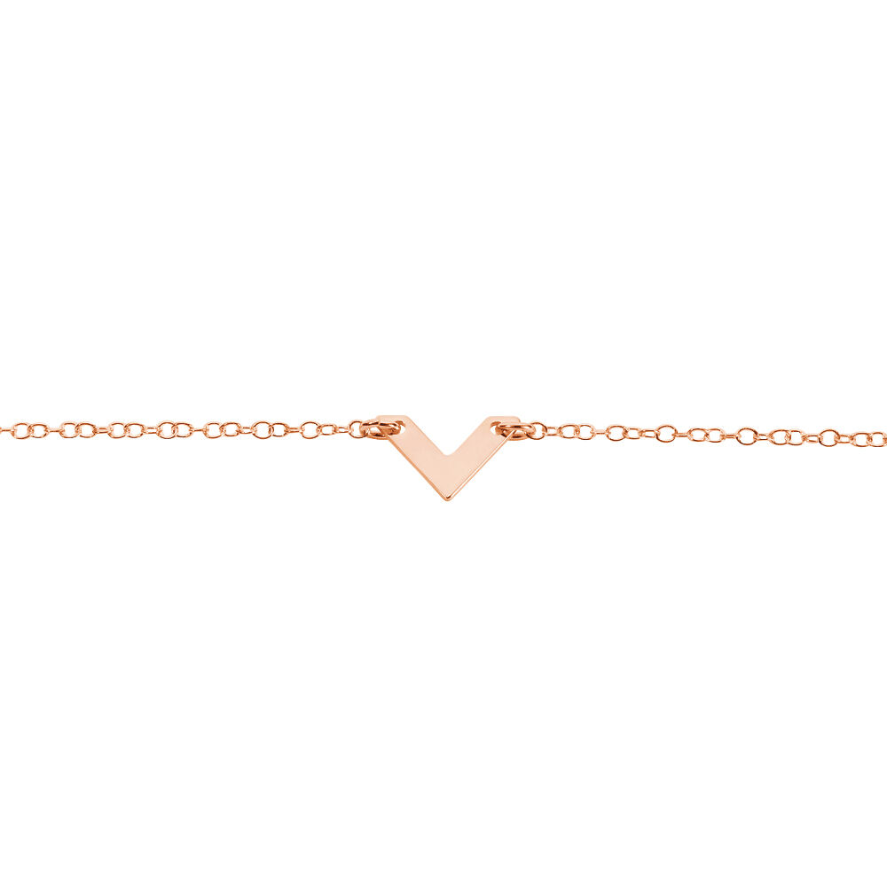 Bracelet Veroniica Argent Rose - Bracelets chaînes Femme | Marc Orian