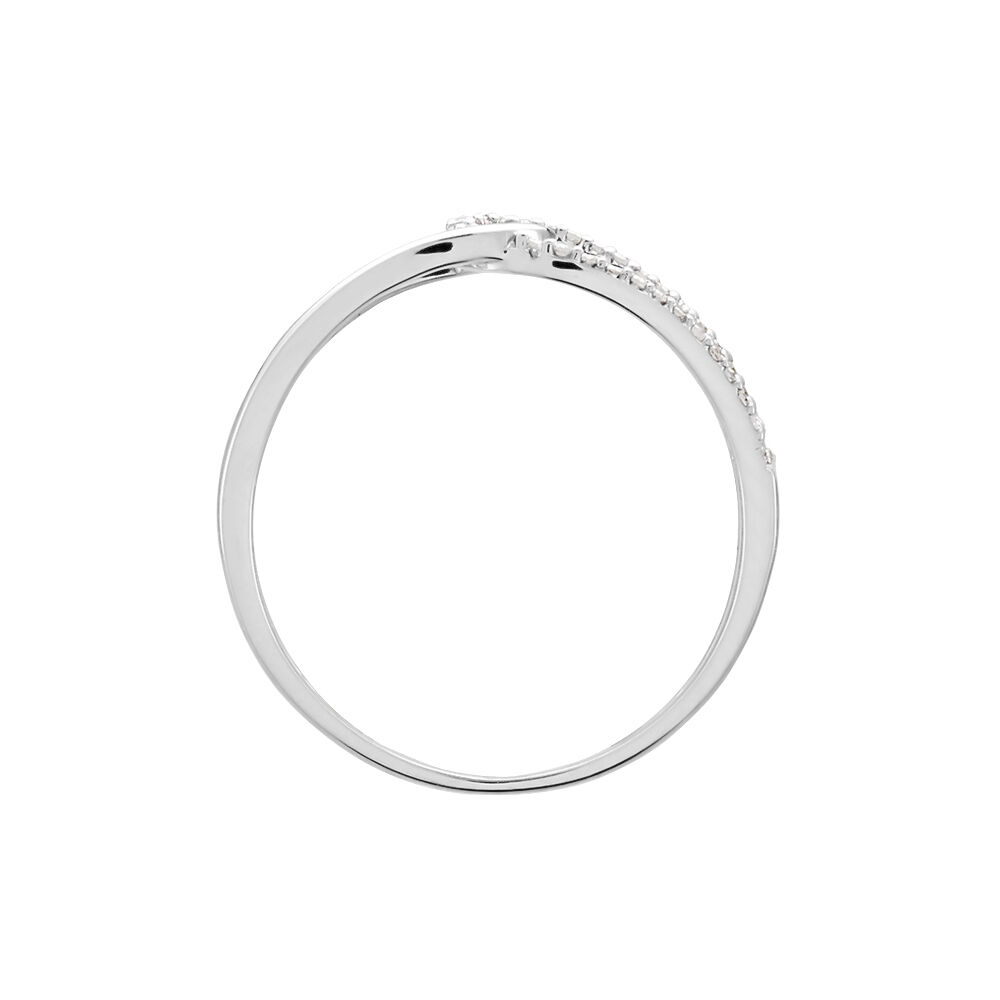 Bague Or Blanc Traci Diamants - Bagues pierres précieuses Femme | Marc Orian