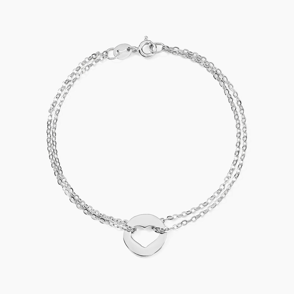 Bracelet Antonya Argent Blanc - Bracelets fantaisie Femme | Marc Orian