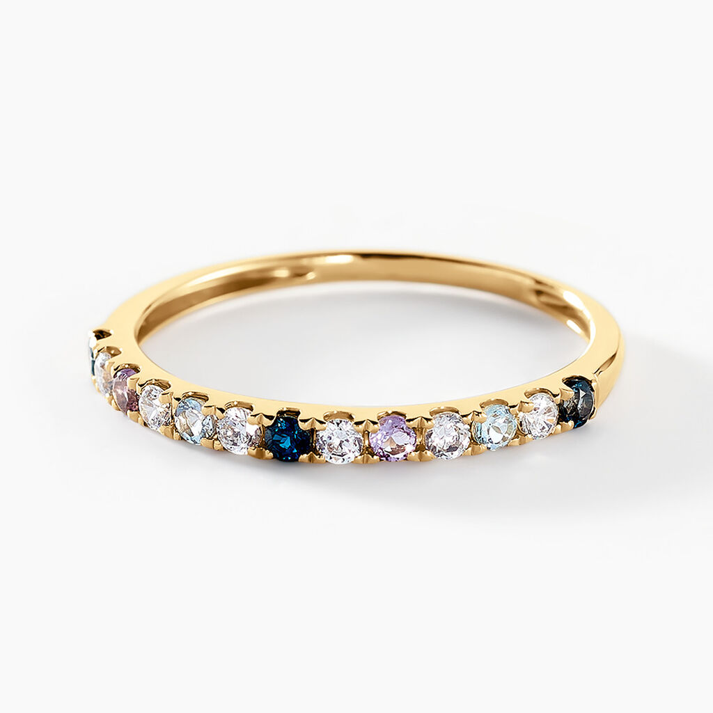 Bague Garden Or Jaune Améthyste Topaze - Bagues pierres fines Femme | Marc Orian