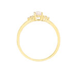 Bague Diapre Or Jaune Quartz Oxyde De Zirconium - Bagues avec pierre Femme | Marc Orian