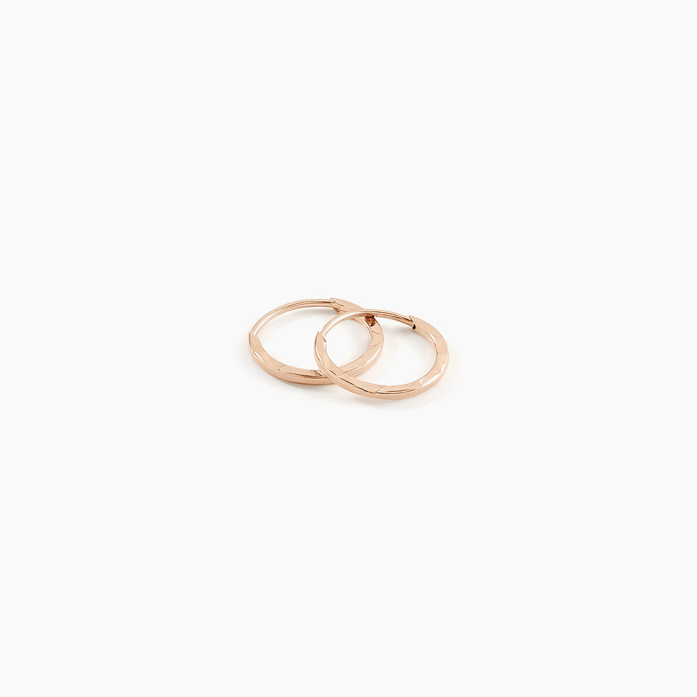 Cr&eacute;oles Valerina Or Rose - Cr&eacute;oles Femme | Marc Orian