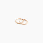 Cr&eacute;oles Valerina Or Rose - Cr&eacute;oles Femme | Marc Orian