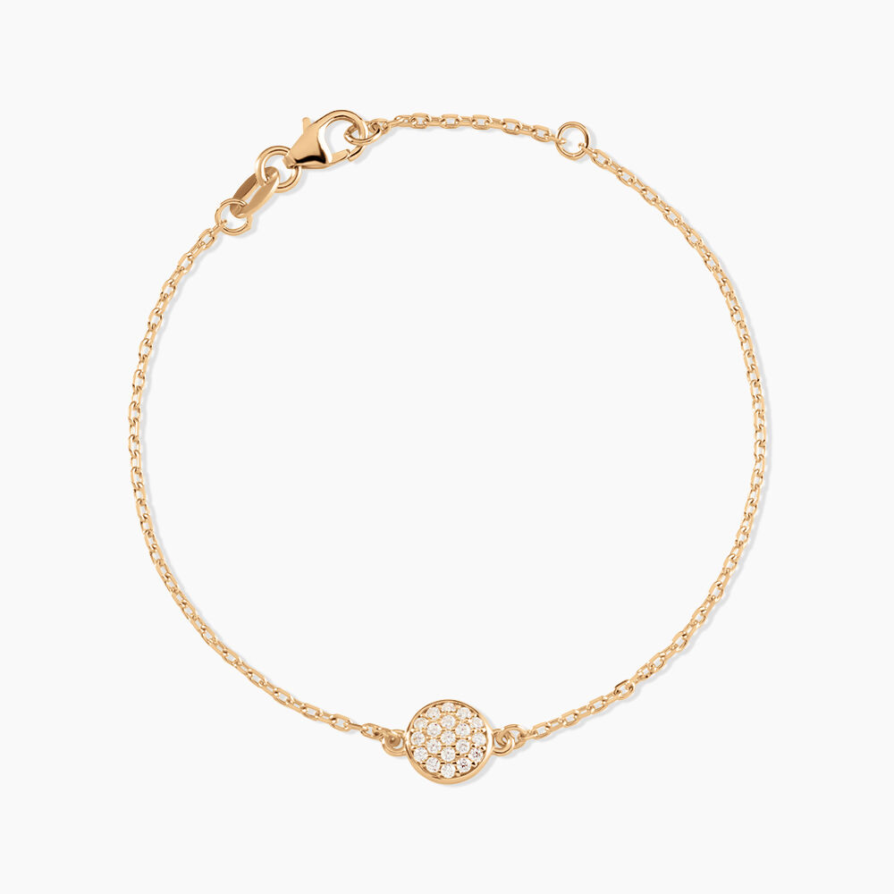 Bracelet Plaqu&eacute; Or Larraso Oxydes De Zirconium - Bracelets fantaisie Femme | Marc Orian