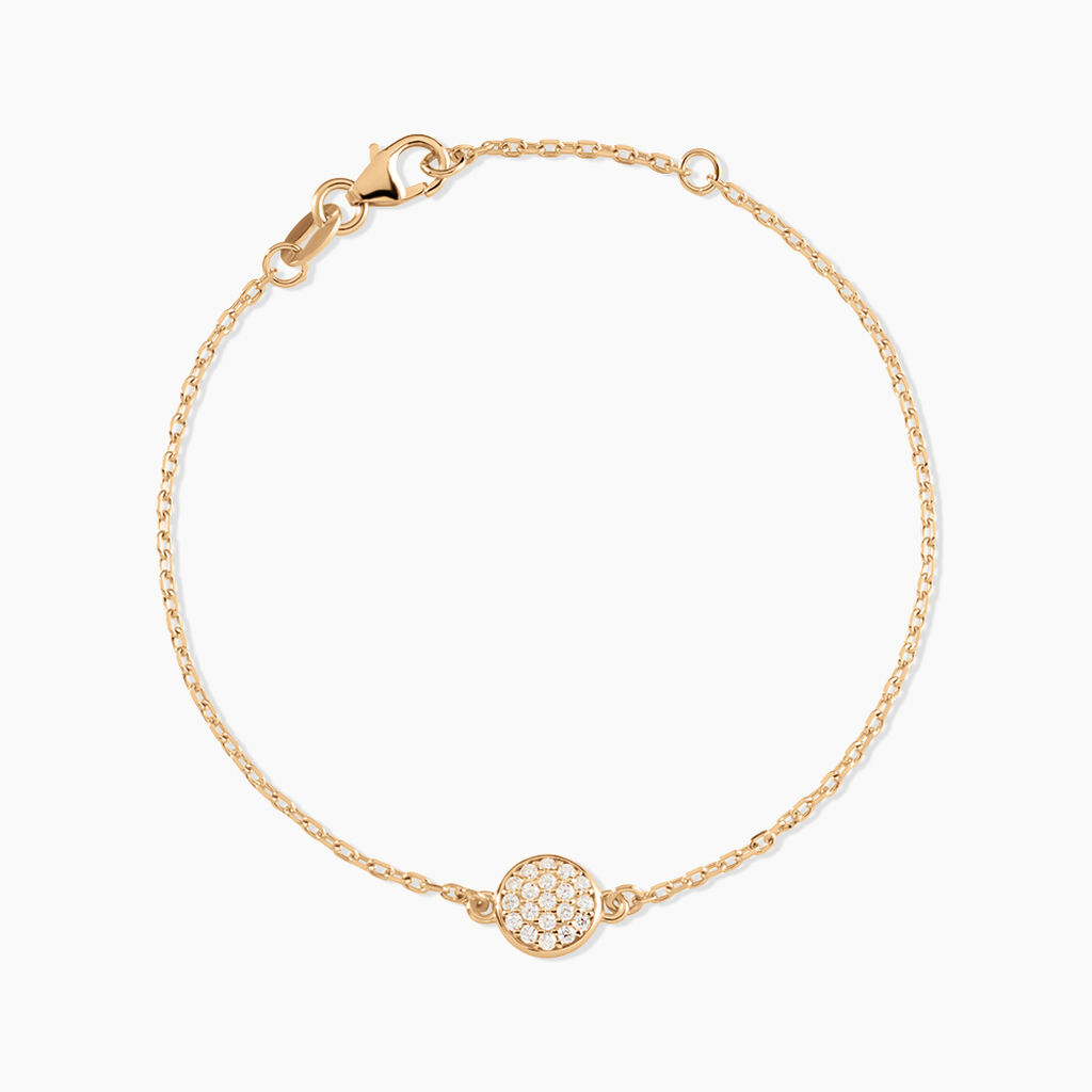 Bracelet Plaqu&eacute; Or Larraso Oxydes De Zirconium - Bracelets fantaisie Femme | Marc Orian
