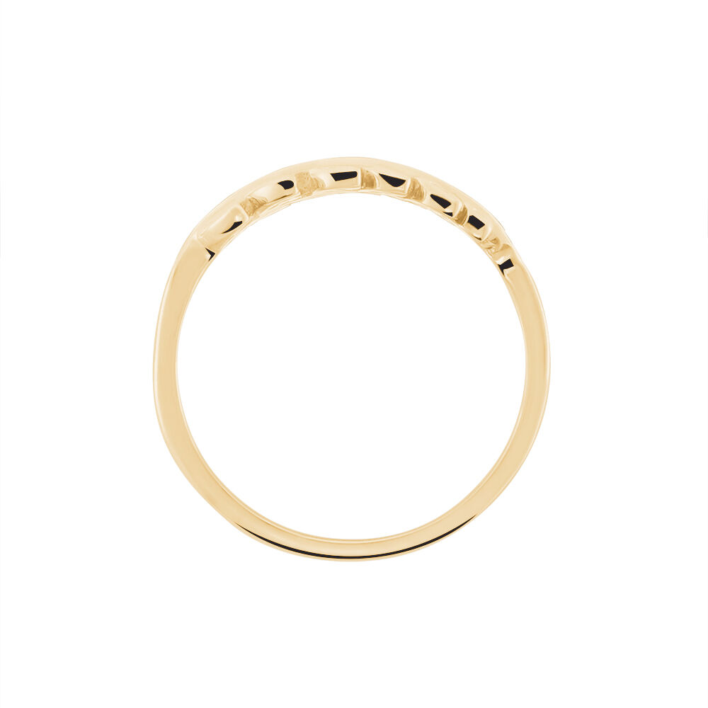 Bague Luz Plaque Or Jaune Oxyde De Zirconium - Bagues avec pierre Femme | Marc Orian