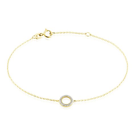 Bracelet Or Jaune Acantha Diamants - Bracelets chaînes Femme | Marc Orian