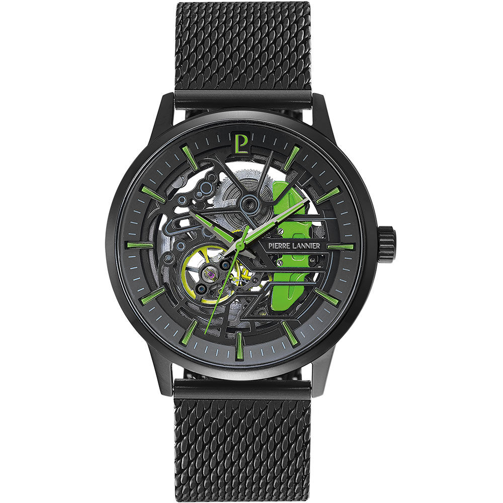 Montre Pierre Lannier Paddock Noir - Montres automatiques Homme | Marc Orian