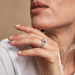 Bague Ferne Argent Blanc Oxyde De Zirconium - Solitaires Femme | Marc Orian