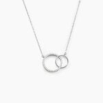 Collier Yalaz Argent Blanc Oxyde De Zirconium - Colliers avec pierres Femme | Marc Orian