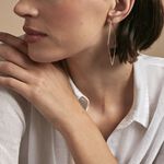 Cr&eacute;oles Ursula Argent Blanc - Cr&eacute;oles Femme | Marc Orian