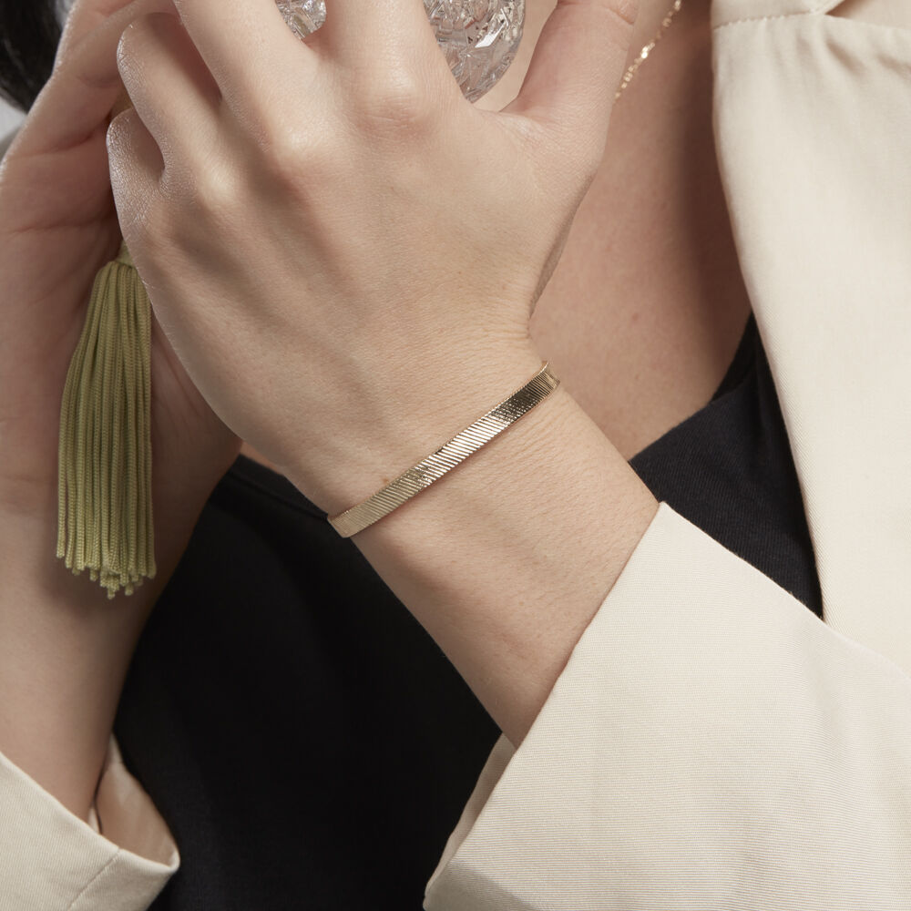 Bracelet Jonc Adelaide Plaqué Or Jaune - Bracelets joncs Femme | Marc Orian