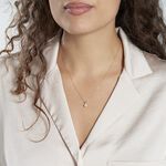 Collier Aphrodite Or Jaune Diamant Synthetique - Colliers avec pierres Femme | Marc Orian