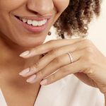 Alliance Julietta Or Blanc Oxyde De Zirconium - Alliances duo Femme | Marc Orian