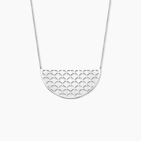 Collier Yelda Acier Blanc - Colliers fantaisie Femme | Marc Orian