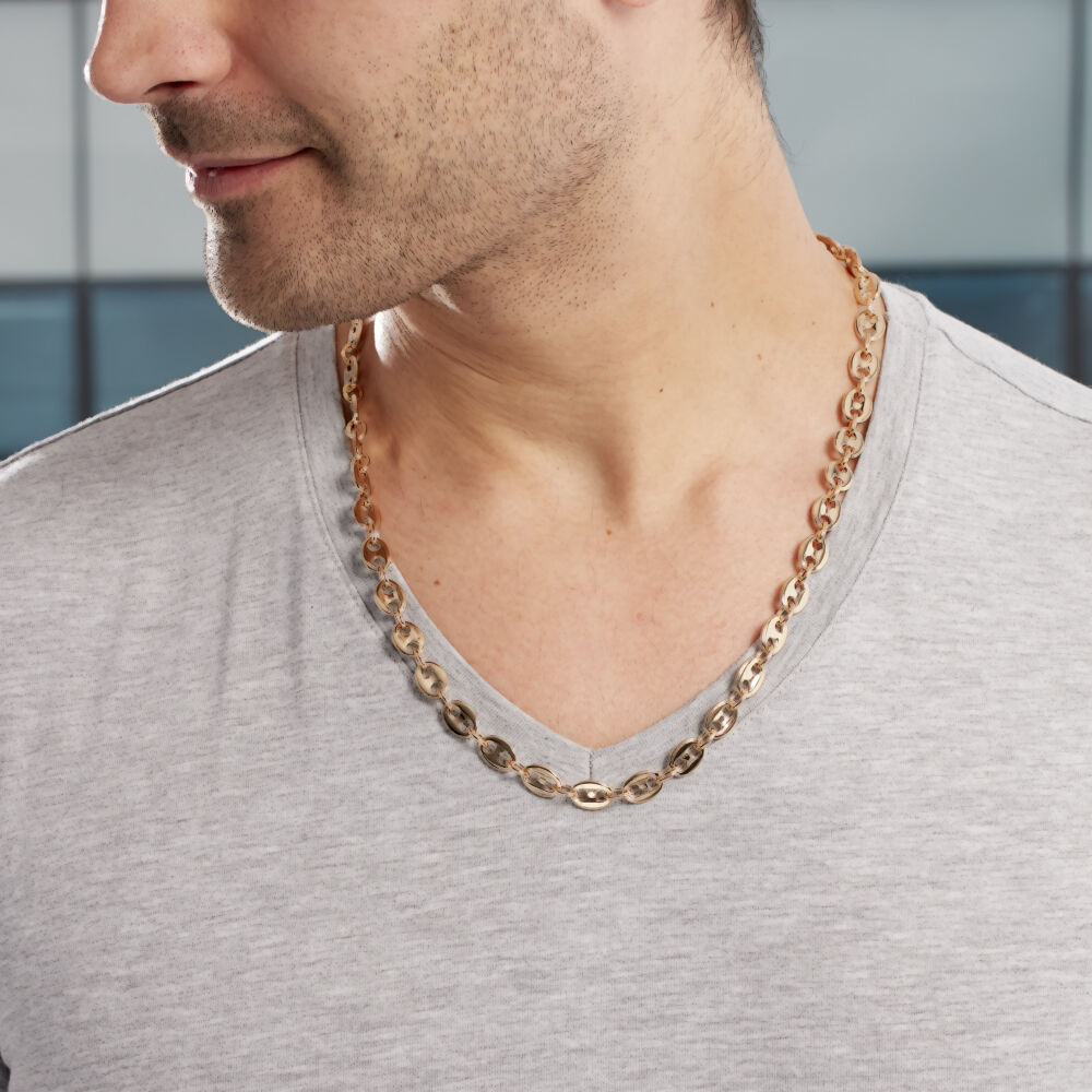 Collier William Plaqué Or Jaune - Chaines Homme | Marc Orian