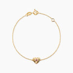 Bracelet Bengta Argent Dor&eacute; A L'Or 750/1000 Rhodolite - Bracelets cha&icirc;nes Femme | Marc Orian