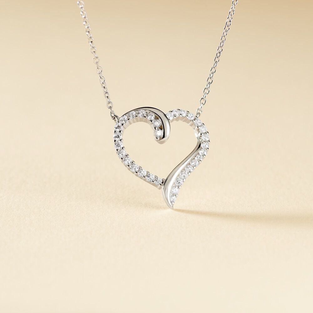 Collier Miliza Argent Blanc Oxyde De Zirconium - Colliers avec pierres Femme | Marc Orian