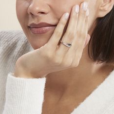 Bague Argent Blanc Agafya Oxydes De Zirconium - Bague fantaisie Femme | Marc Orian