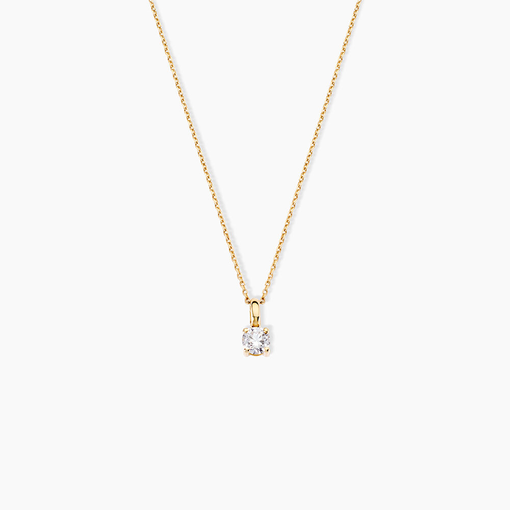 Pendentif Aphrodite Or Jaune Diamant - Parures de mariage Femme | Marc Orian