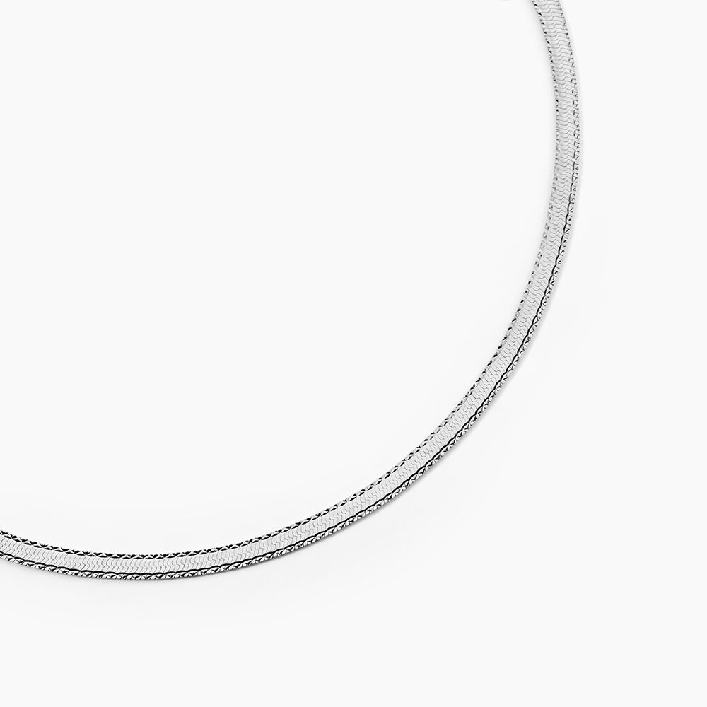 Collier Argent Blanc Alyona - Colliers fantaisie Femme | Marc Orian