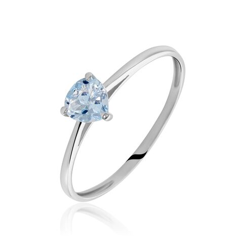 Bague Johaina Or Blanc Topaze - Bagues pierres fines Femme | Marc Orian