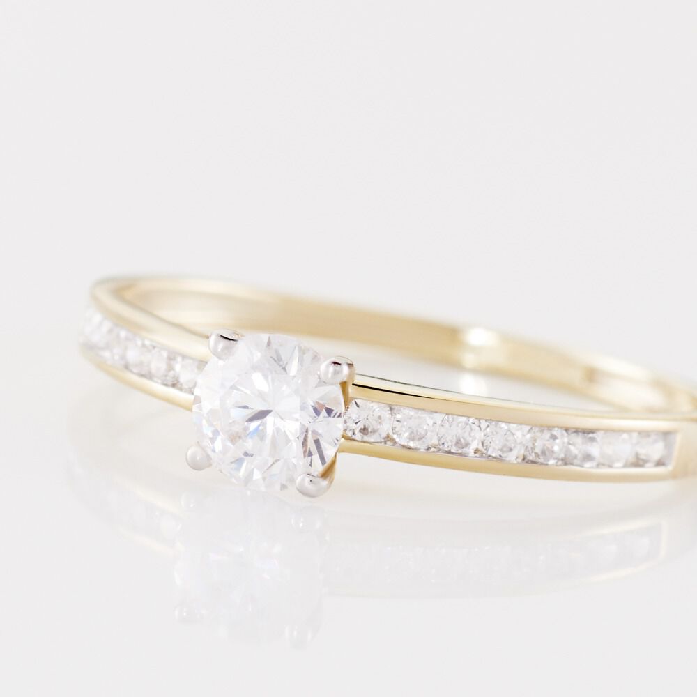 Bague Harem Or Jaune Oxyde - Solitaires Femme | Marc Orian
