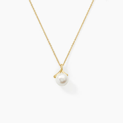 Collier Gladdie Or Jaune Perle De Culture - Colliers avec pierres Femme | Marc Orian