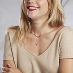 Collier Andreana Argent Rose Pierre De Synthese - Colliers multirangs Femme | Marc Orian