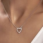 Collier Elanda Argent Blanc Oxyde De Zirconium - Colliers avec pierres Femme | Marc Orian